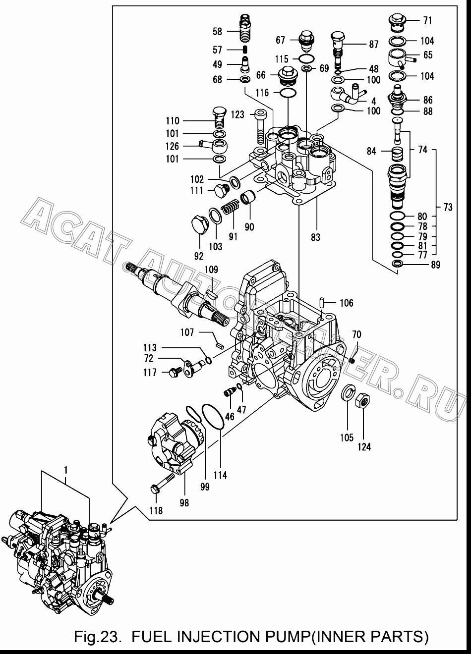 JOINT 158552-51670 для Yanmar 4TNV84T