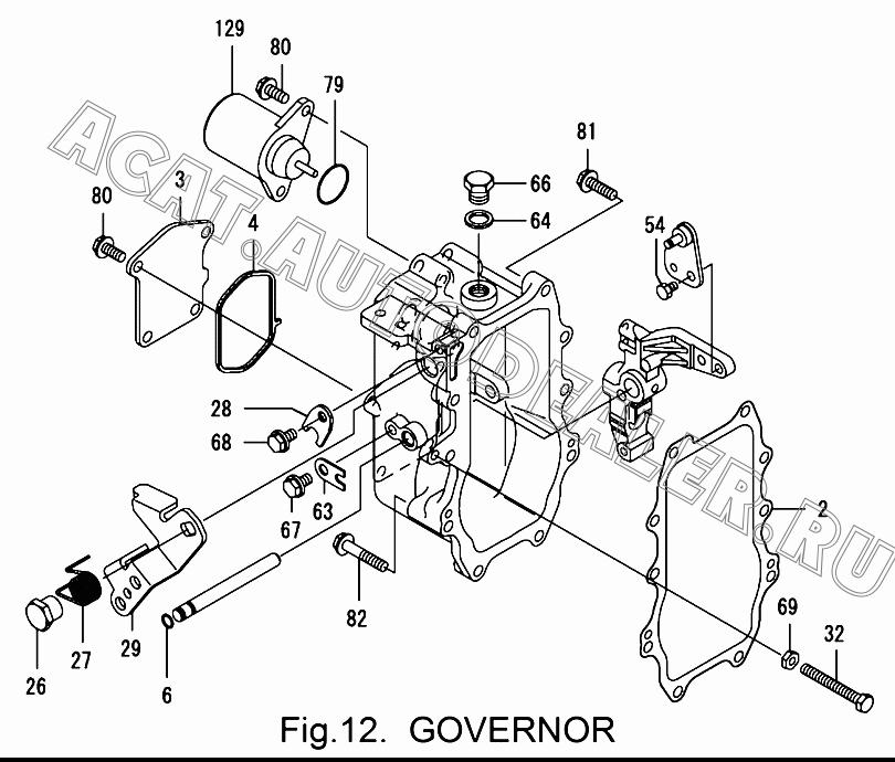 PACKING, CASE 158560-61050 для Yanmar 4TNV94L