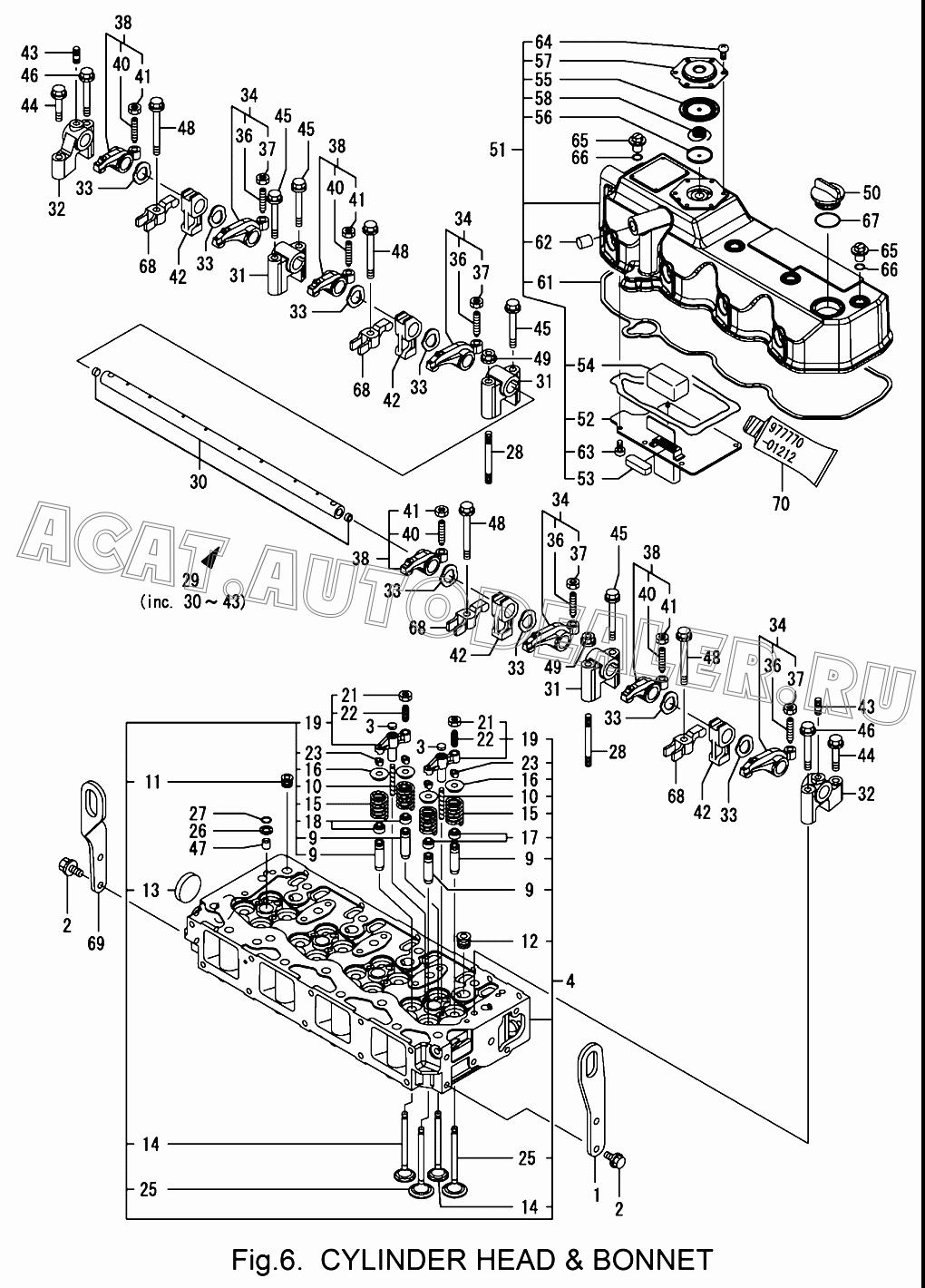BAFFLE PLATE 129907-03010 для Yanmar 4TNV98