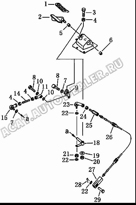 Rubber plate 14Y-05-00003 для Shantui SD13