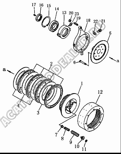 Locking plate 10Y-16-00035 для Shantui SD13