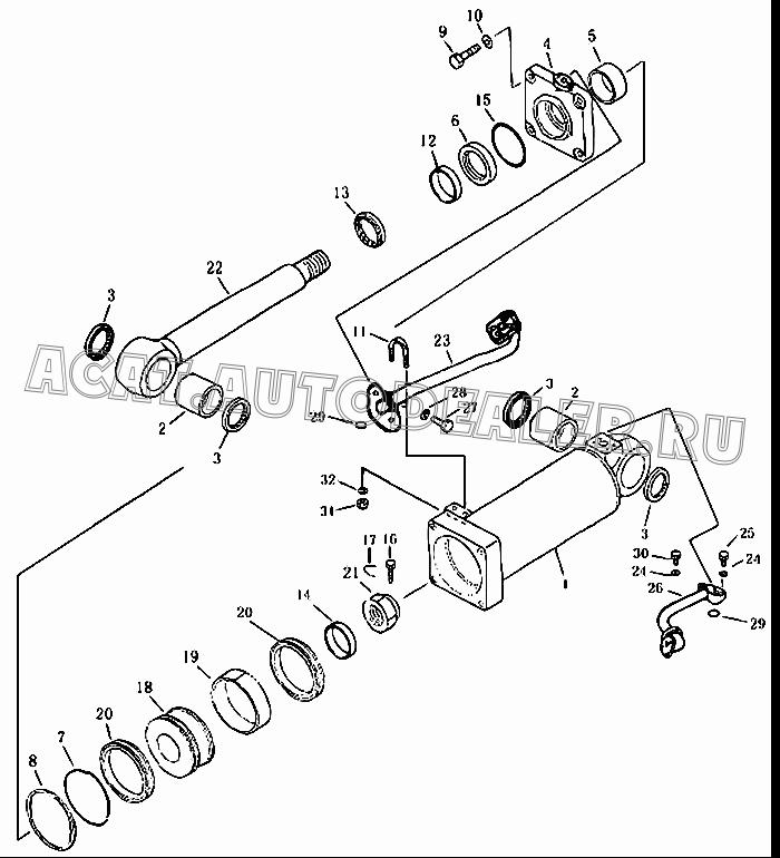 Cylinder drum 10Y-64-05200 для Shantui SD13