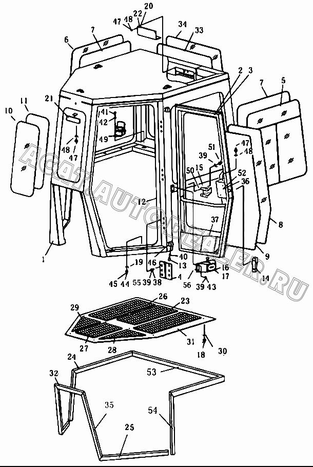 Cover 10Y-56B-00016 для Shantui SD13