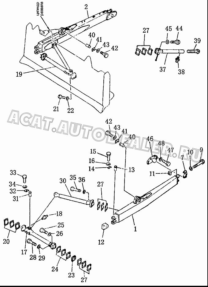 Цапфа 154-70-13214 для Shantui SD22