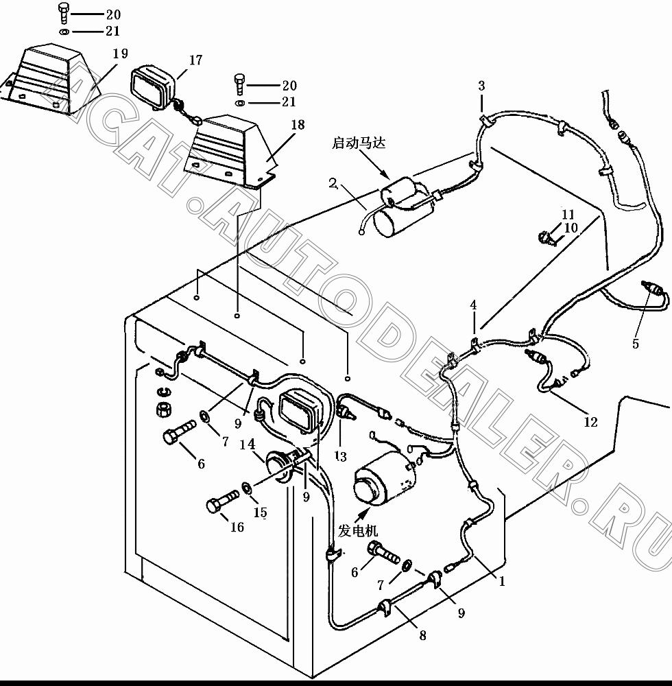 Wiring harness 171-07-03000 для Shantui SD32
