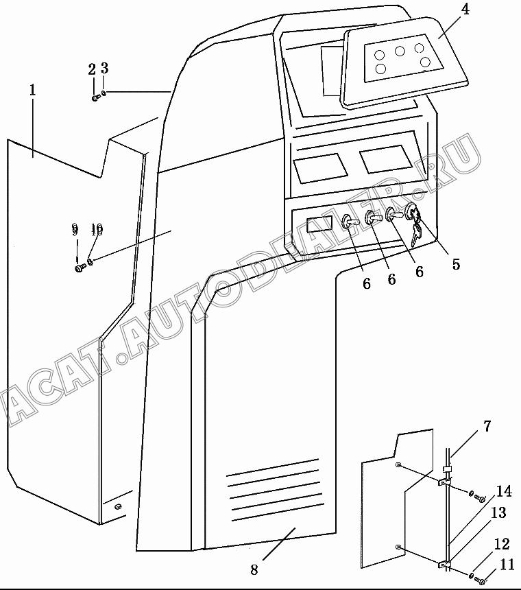 Box body 171-07-07000 для Shantui SD32