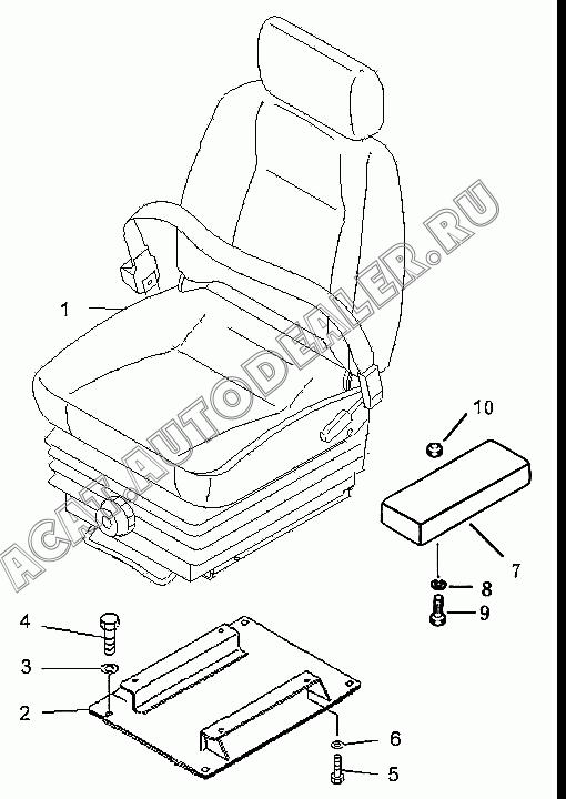 Seat 171-53-01000 для Shantui SD32