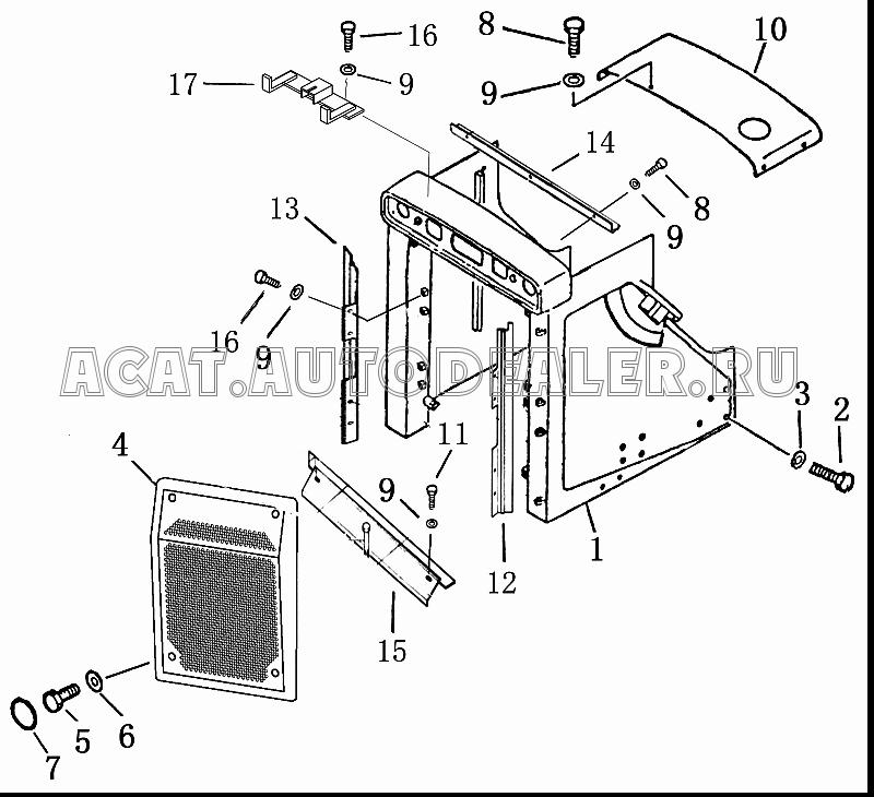Cover 171-50-01000 для Shantui SD32