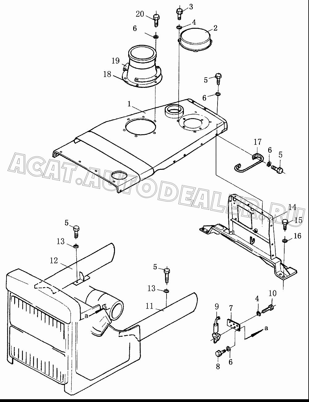 Cover 171-50-03000 для Shantui SD32