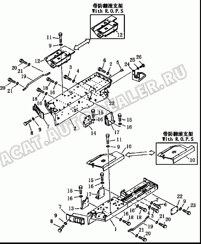 Cover 175-54-22420 для Shantui SD32