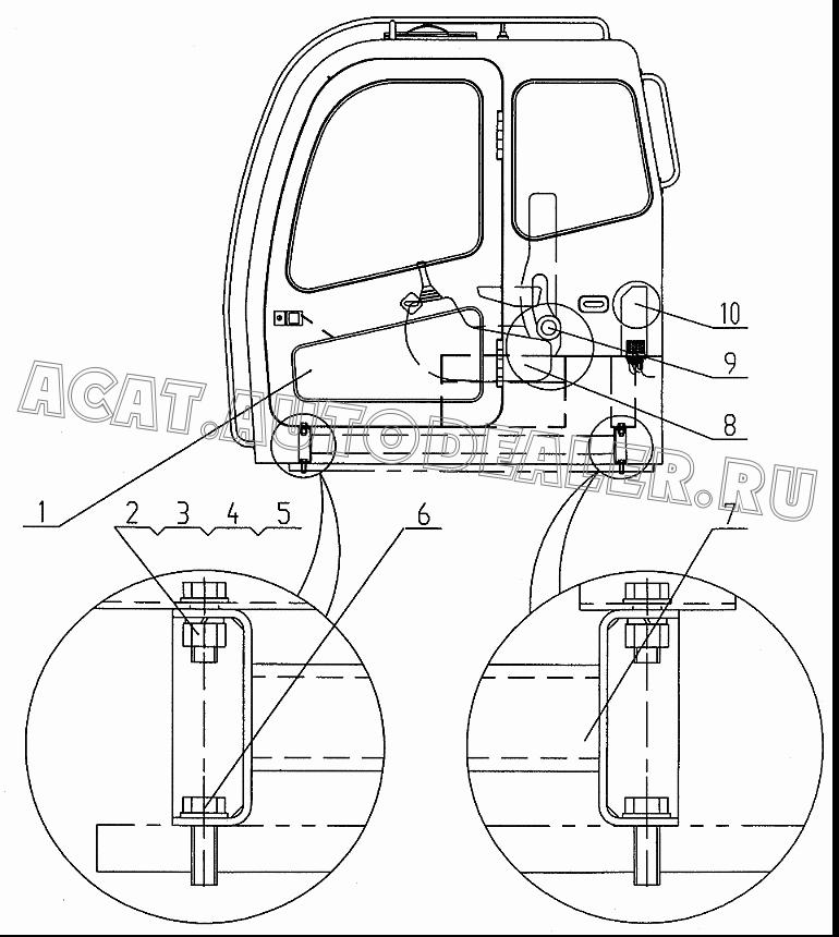Seat 11210190 для XCMG QY25K