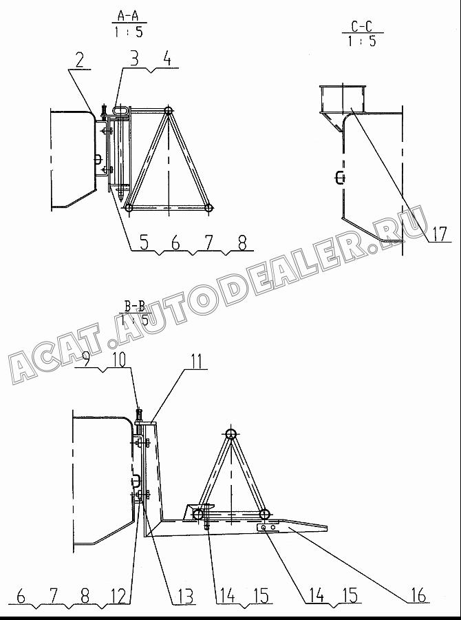 Support plate QY25K.14-1 для XCMG QY25K