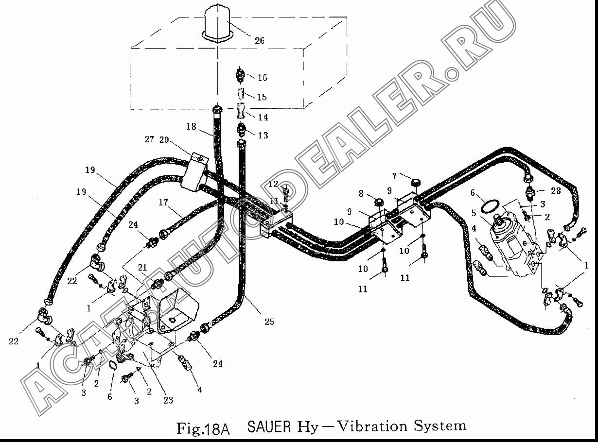 Flange A3-5300 для XCMG XSM218, XSM220