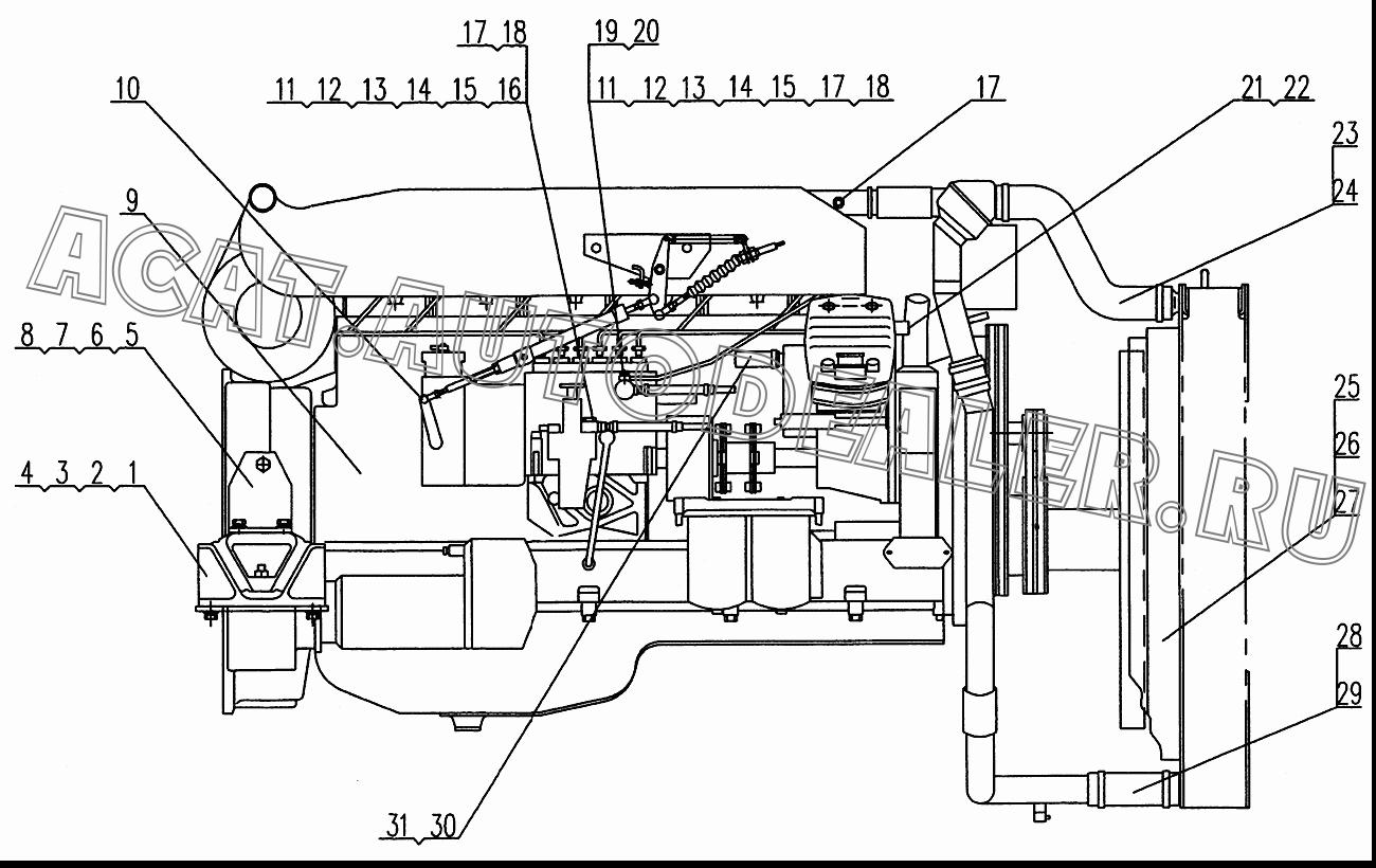 Diesel engine 10310258 для XCMG XZ65K