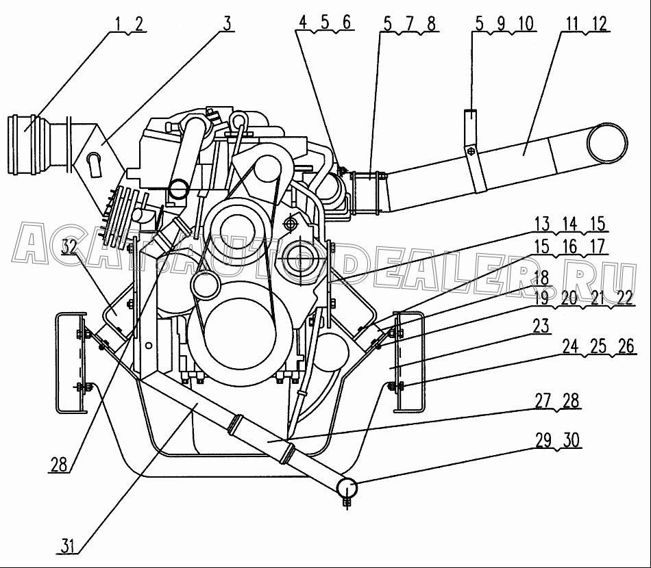 Rubber hose XZ65K.45-2 для XCMG XZ65K
