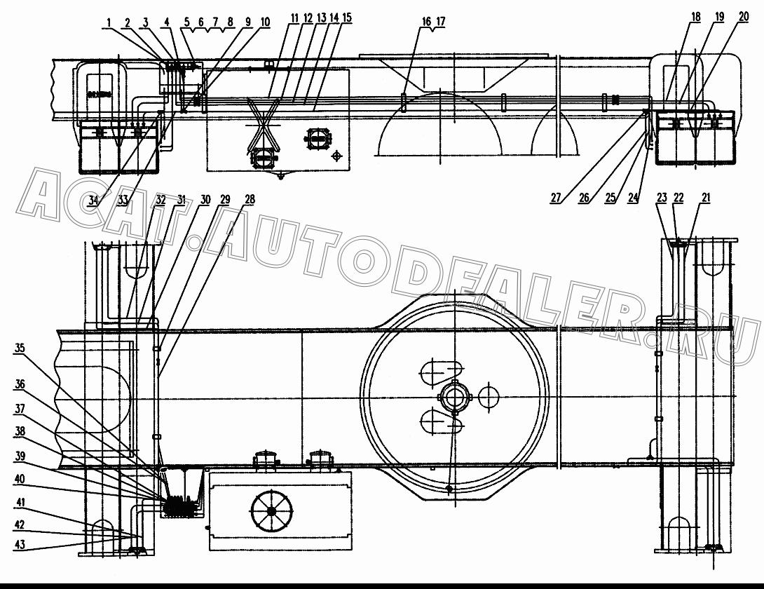 Three coupling connection 20120623 для XCMG XZ65K