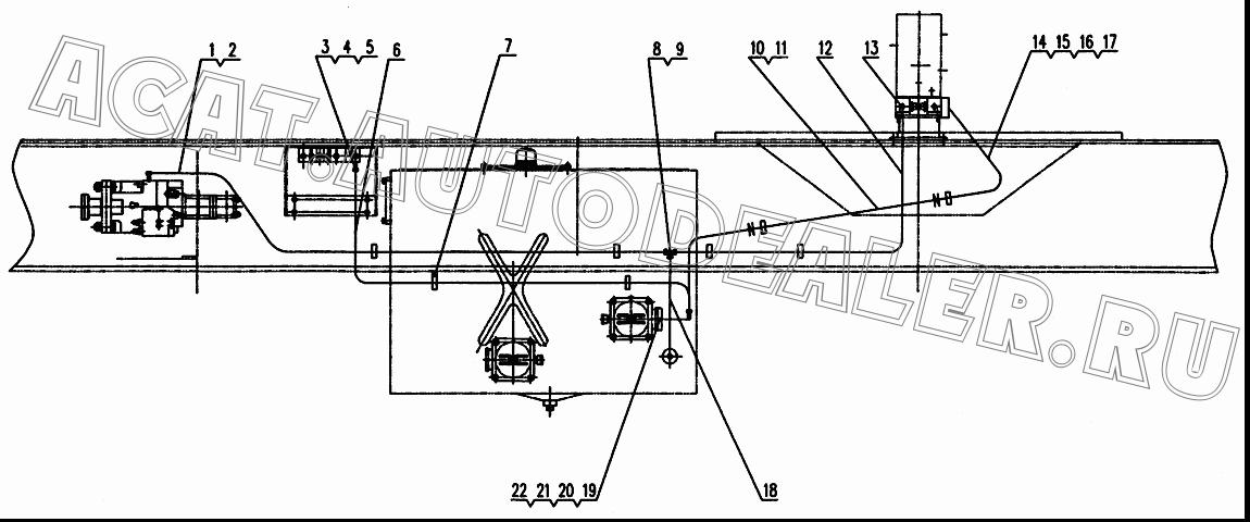 Hose connection 10124304 для XCMG XZ65K