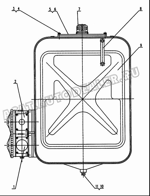 Hydraulic air cleaner QUQ2-20x1.0 для XCMG XZ65K