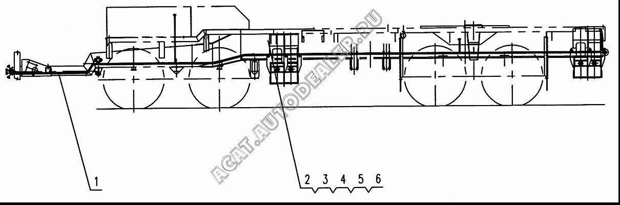 Beam wires XZ65K.26.1 для XCMG XZ65K