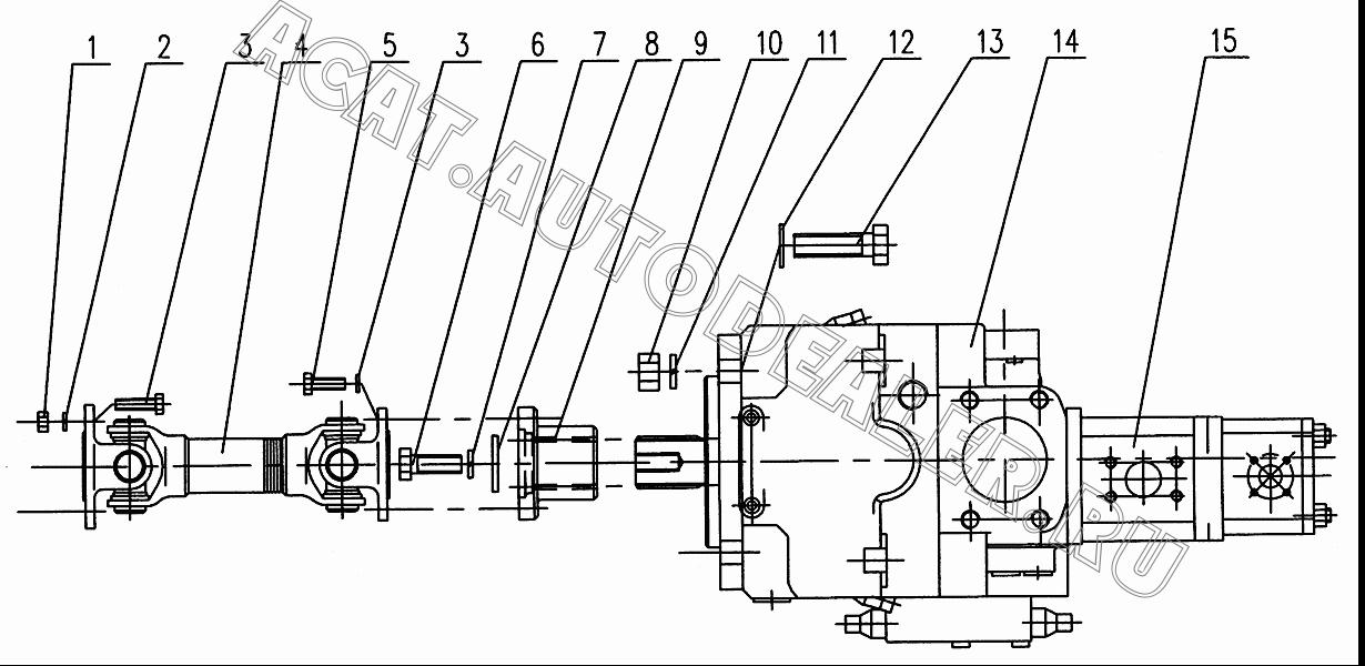 Hydraulic pump 20100072 для XCMG XZ65K