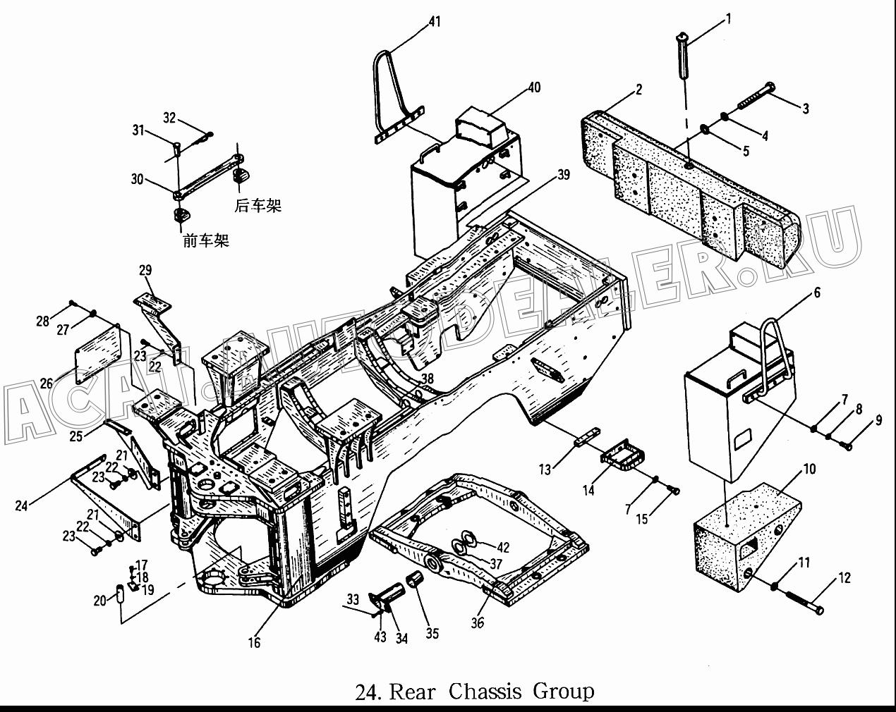 Left Counterweight Z5G.6-5 для XCMG ZL50G