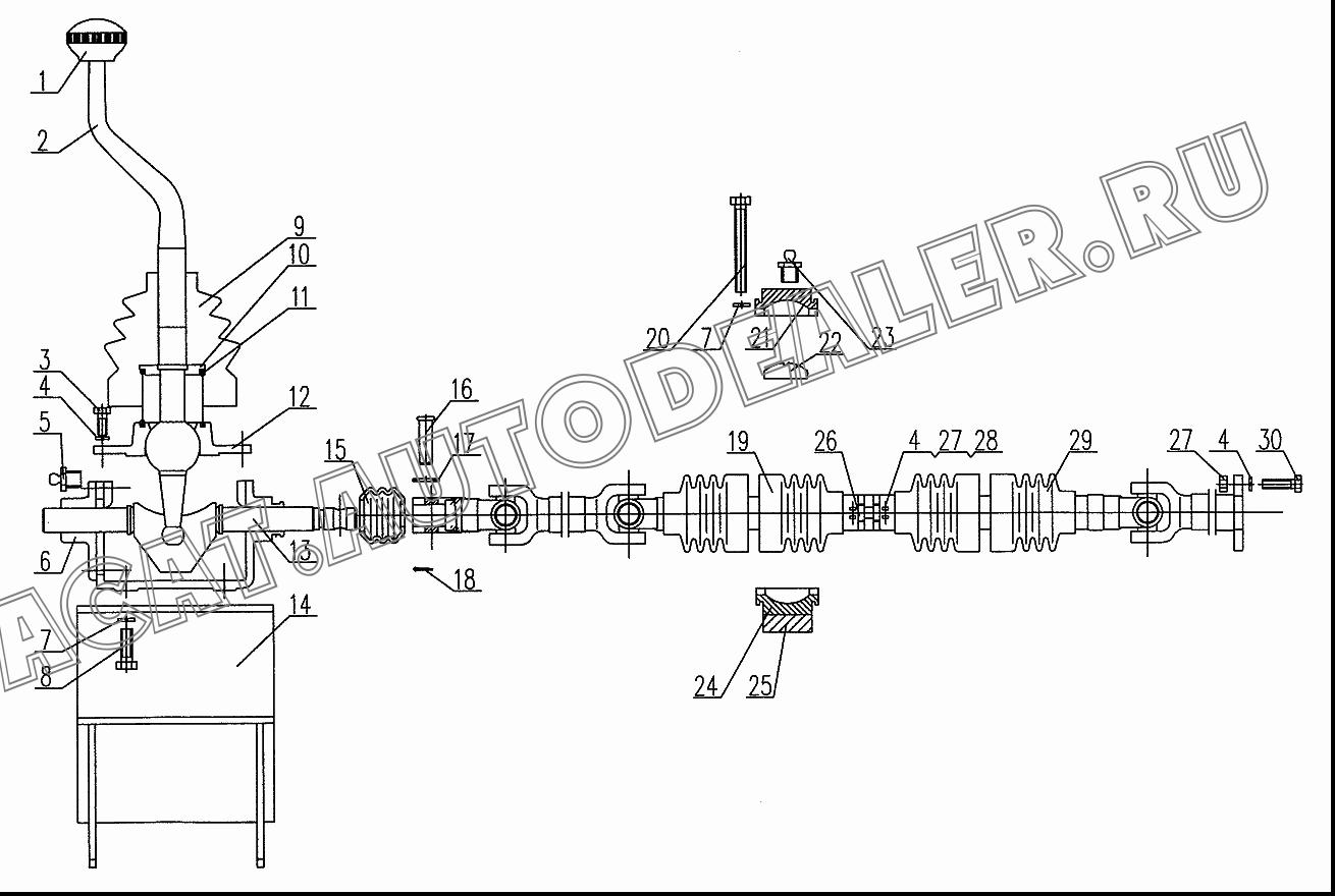 Pull rod XZ16K.70.13A для XCMG XZ16K-XZ50K
