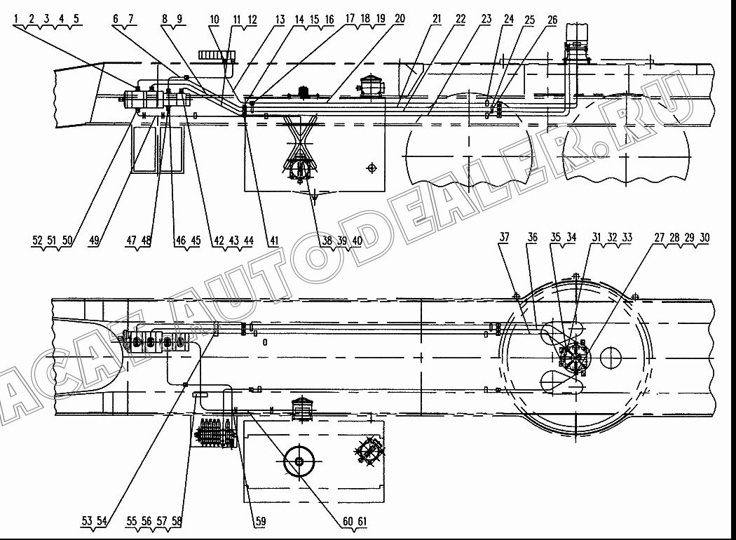 Oil return flange QY50K.65.3.1A для XCMG XZ16K-XZ50K