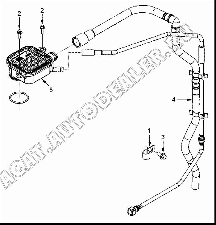 Кожух вентиля C4935078 для Cummins ISLe310-30