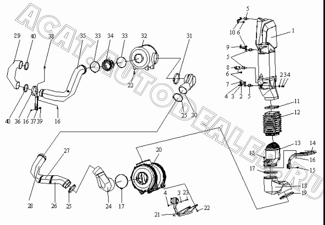 Хомут CQ676220B для FAW CA3252