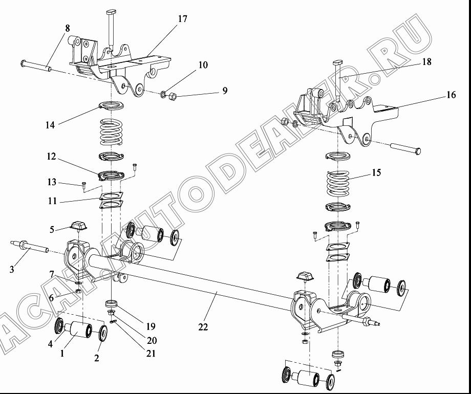 Регулировочная прокладка 5001071-А01 для FAW CA4250