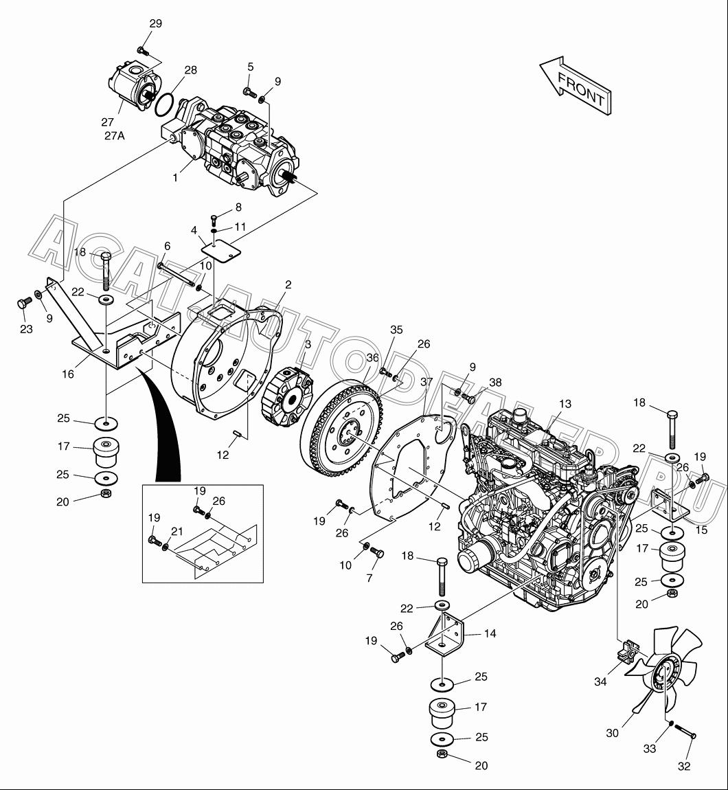 PUMP;HST K1022689 для Doosan 430 Plus