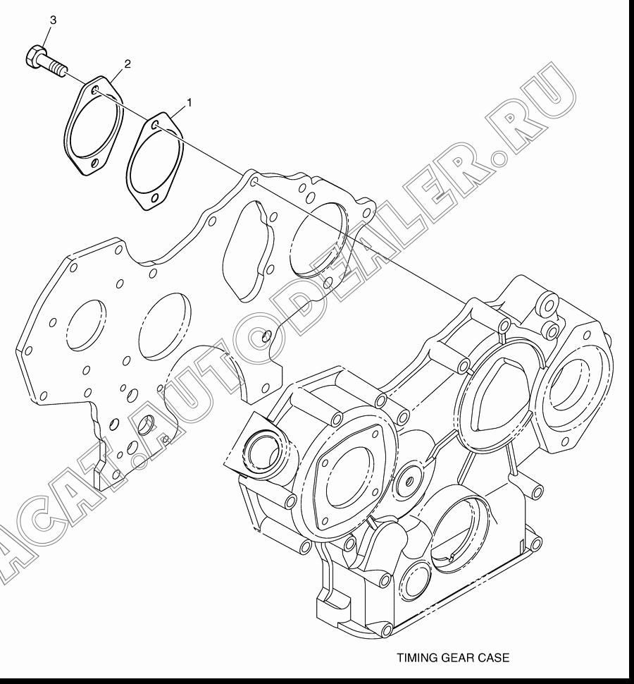 GASKET;ACC DRIVE COVER K1019374 для Doosan 430 Plus