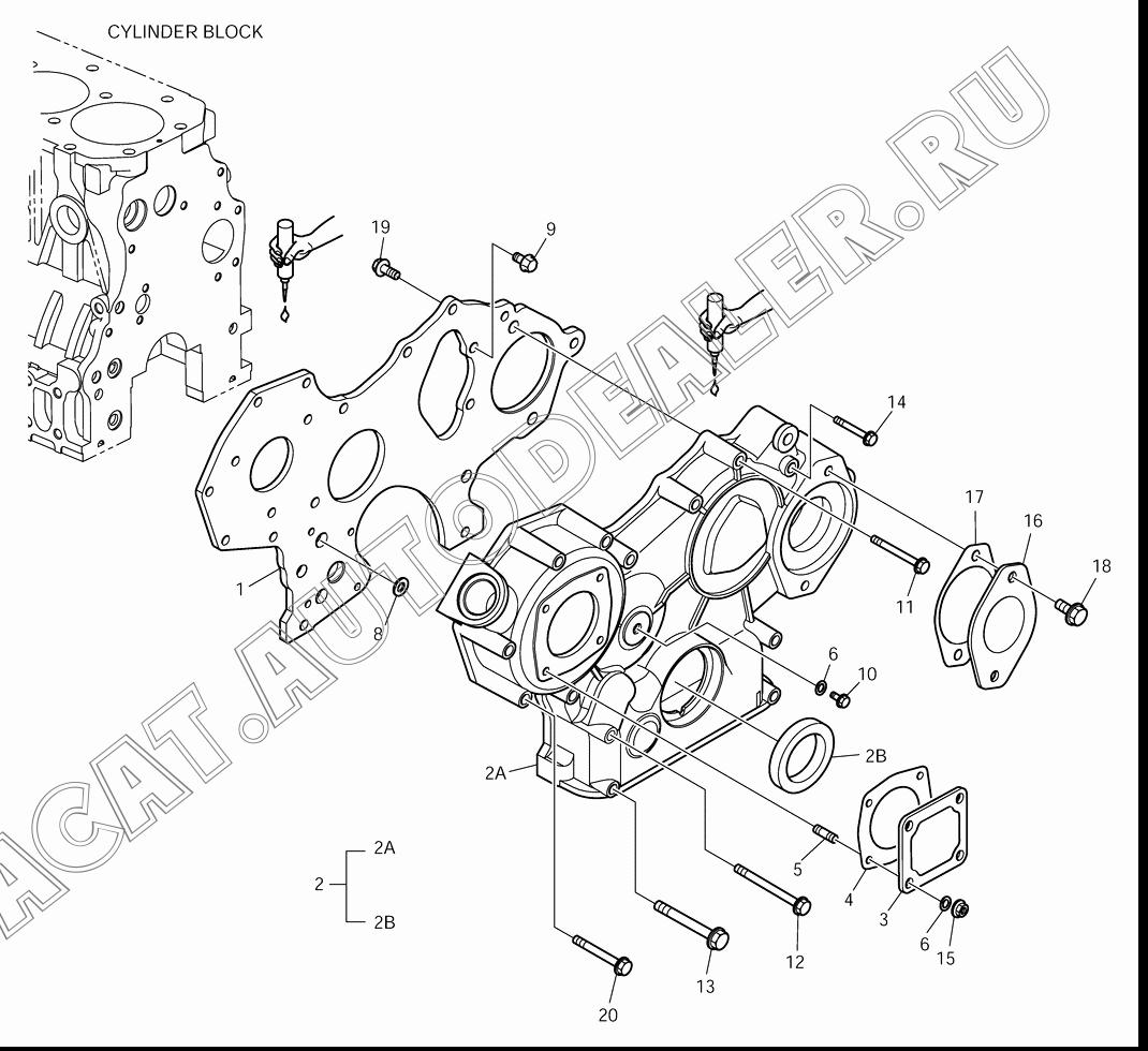 PLATE;GEAR COVER K1019227 для Doosan 430 Plus