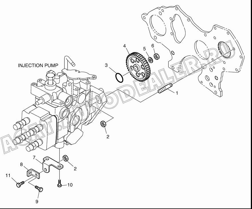 O-RING K1019204 для Doosan 430 Plus