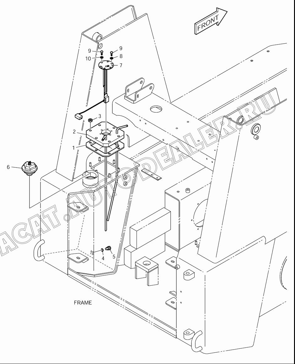 GASKET K1019860 для Doosan 430 Plus