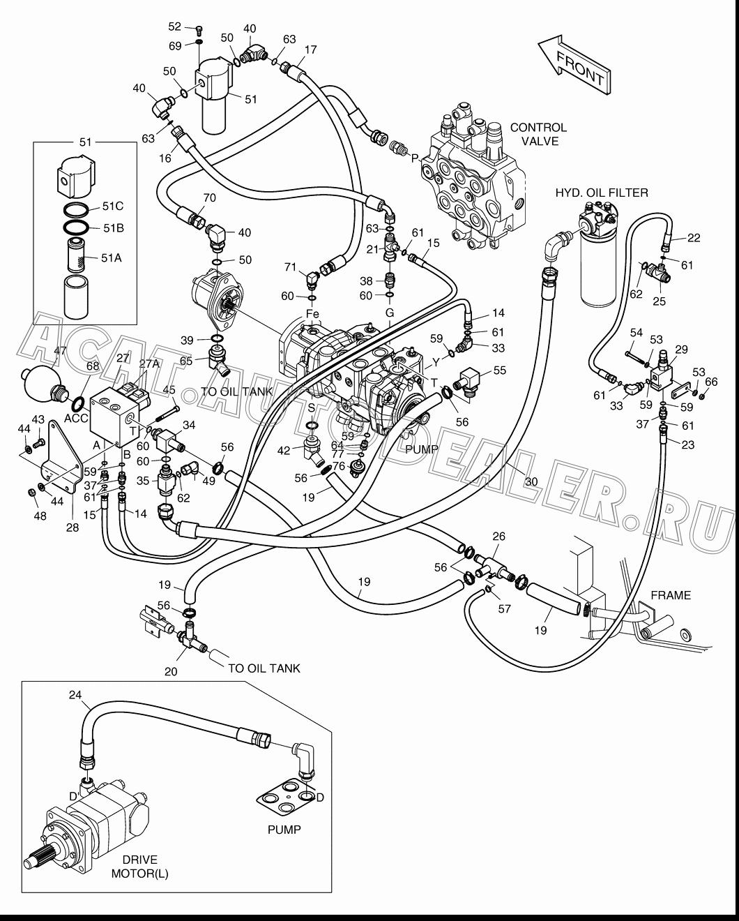 HOSE DS2011434 для Doosan 430 Plus