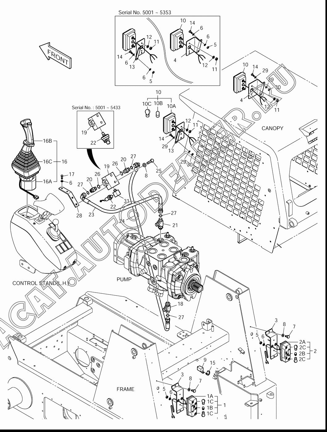HOSE DS2013782 для Doosan 430 Plus