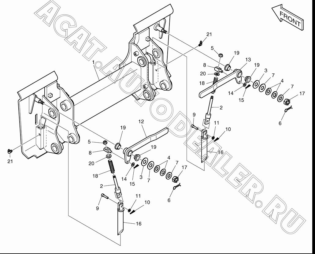 PIN;SPLIT S5735241 для Doosan 430 Plus