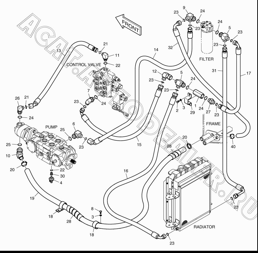 HOSE DS2012106 для Doosan 450 Plus