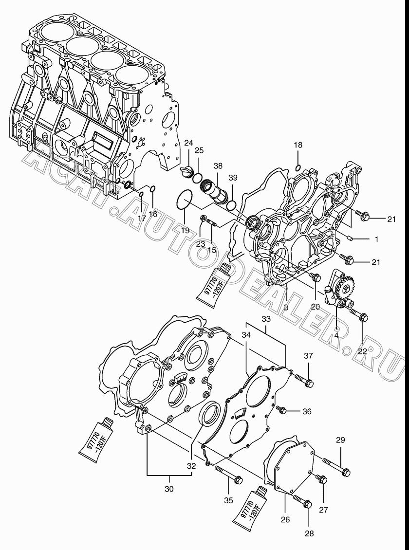 PIPE D471105 для Doosan 450 Plus (Tier-3)
