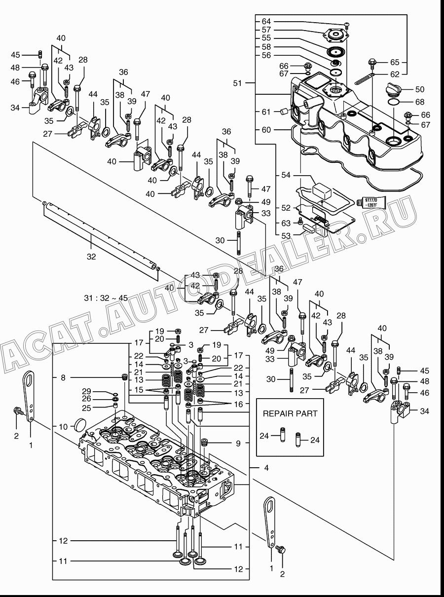 SUPPORT A A408083 для Doosan 450 Plus (Tier-3)