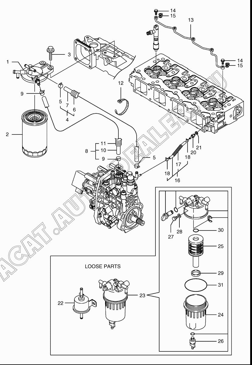 TUBE 2.184-00038 для Doosan 450 Plus (Tier-3)