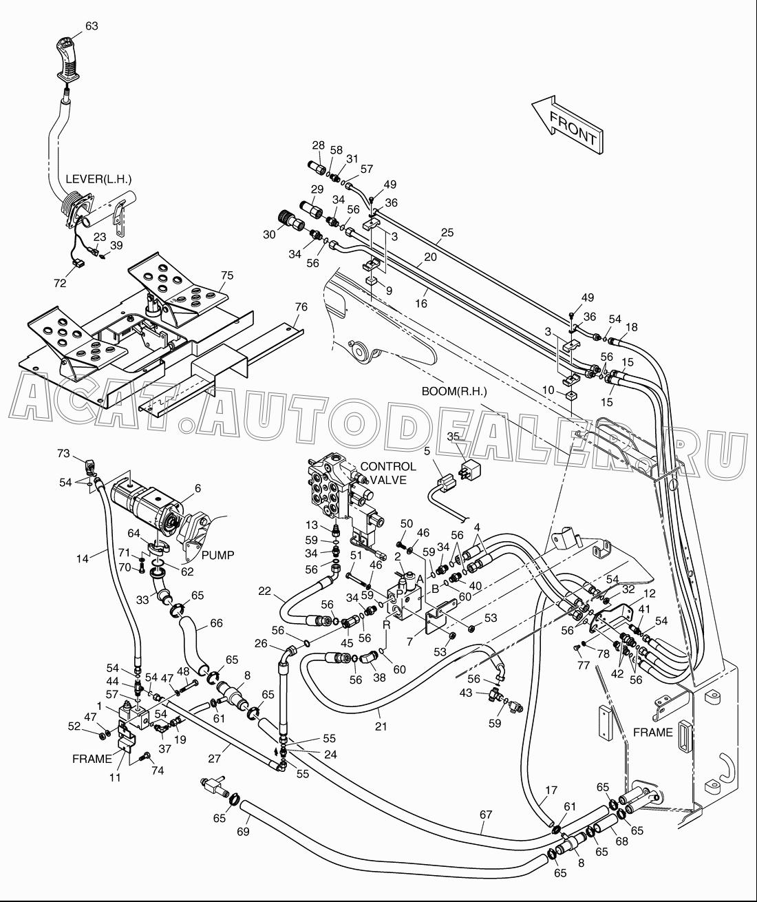 HOSE DS2011284 для Doosan 450 Plus (Tier-3)