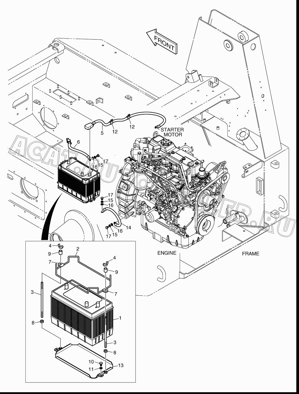 CLIP 2124-1353D5 для Doosan 450 Plus (Tier-3)