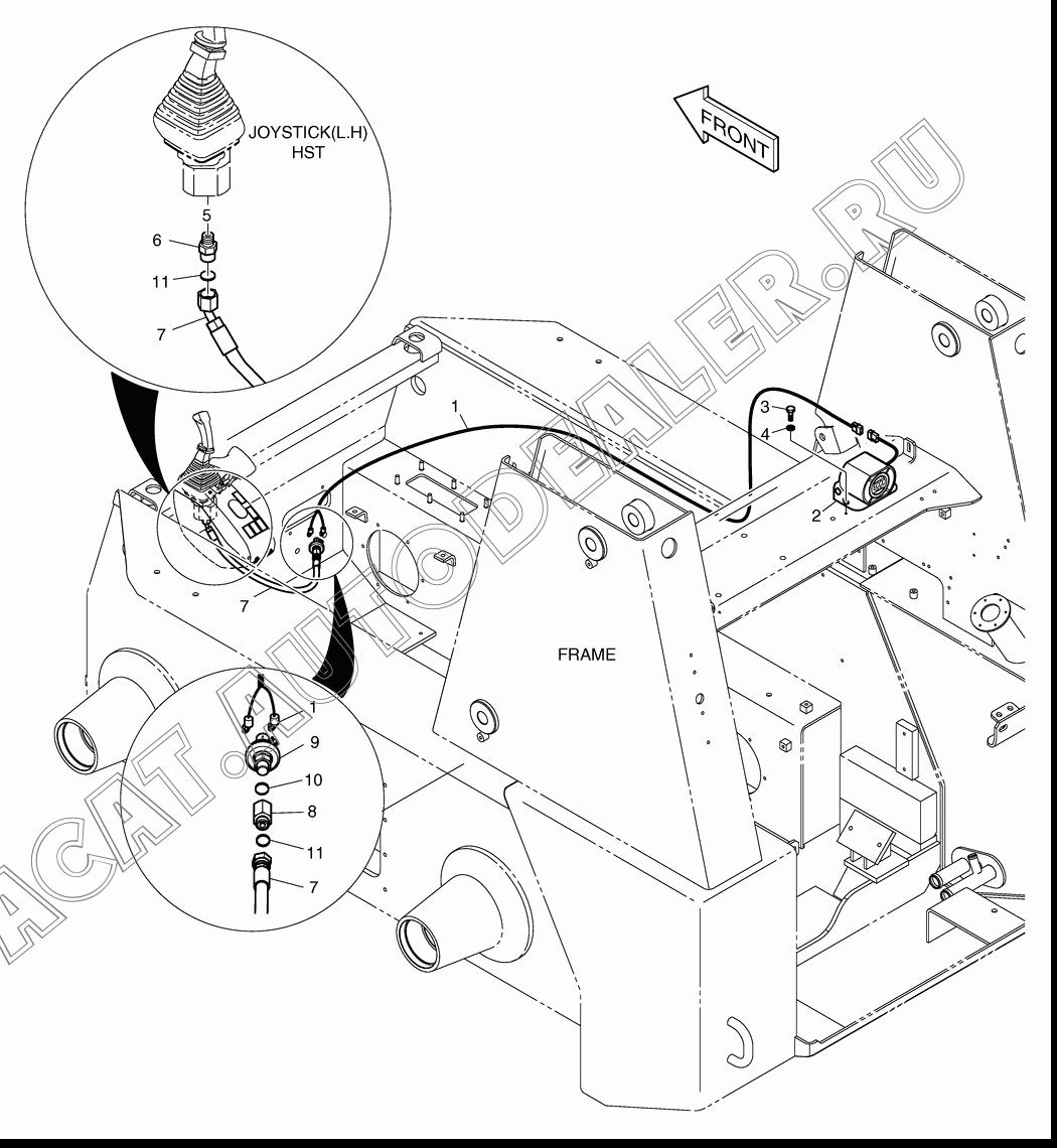 BACKUP ALARM K1040689 для Doosan 450 Plus (Tier-3)