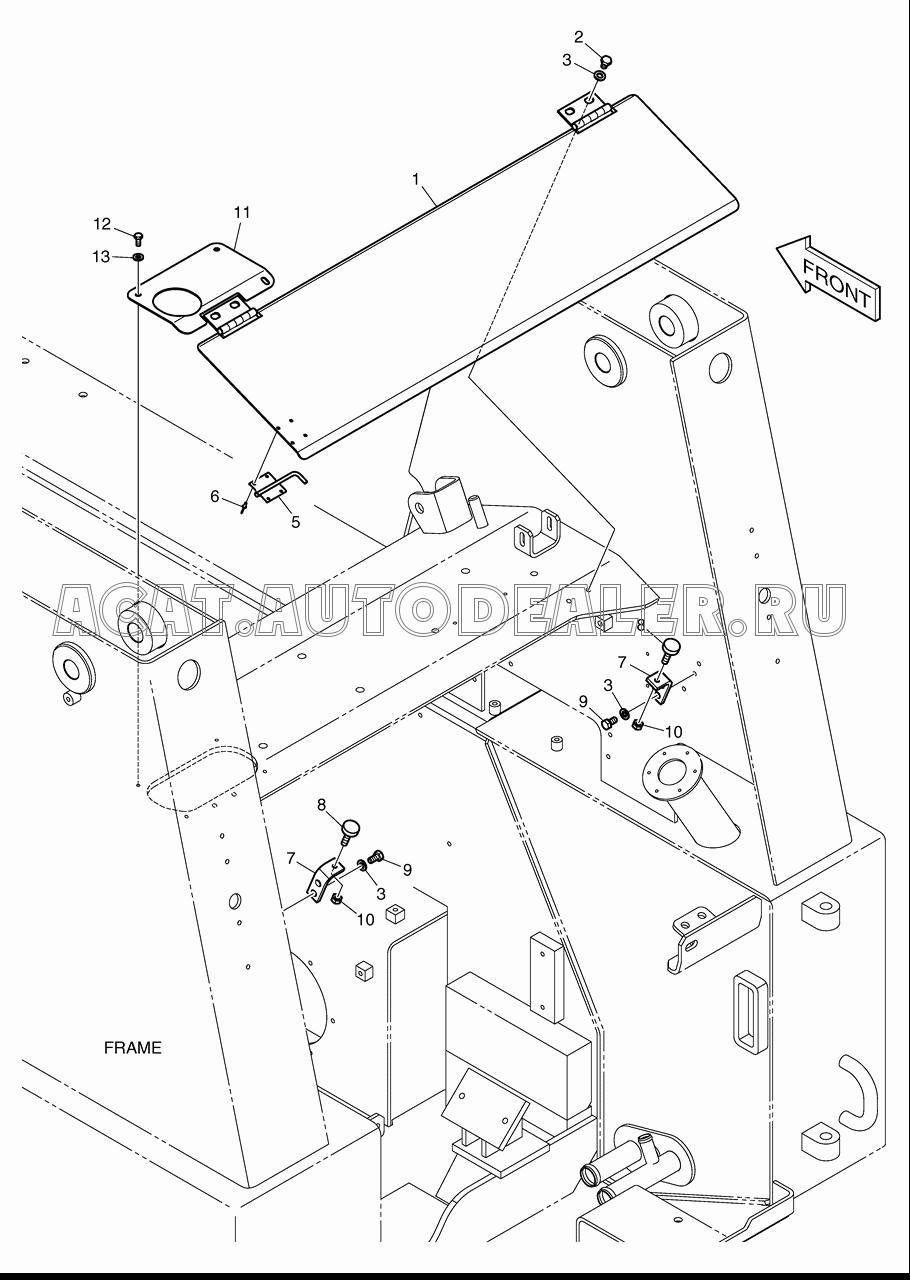 COVER;HOOD K1040479 для Doosan 450 Plus (Tier-3)