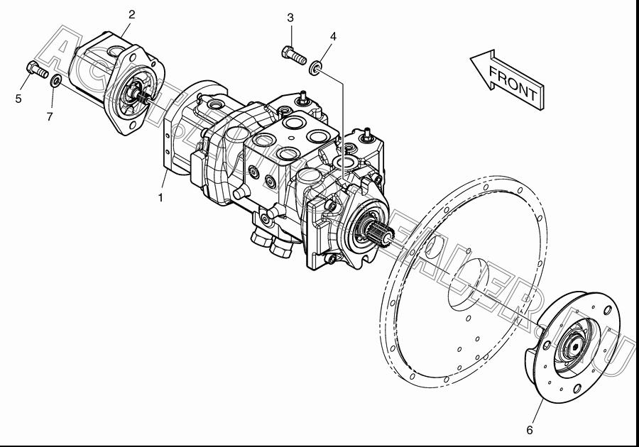 COUPLING K1029882 для Doosan 450 Plus (Tier-3)