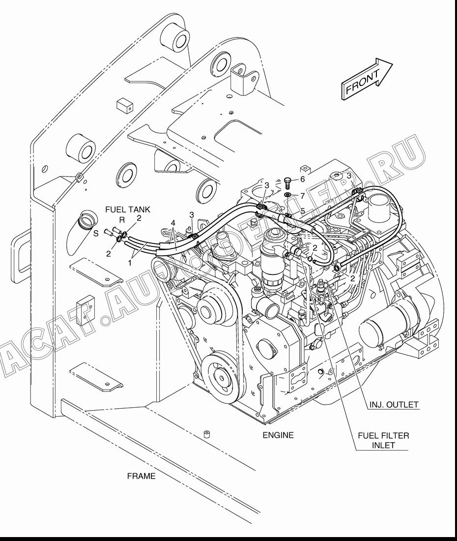 HOSE;BULK DS2079180 для Doosan 460 Plus