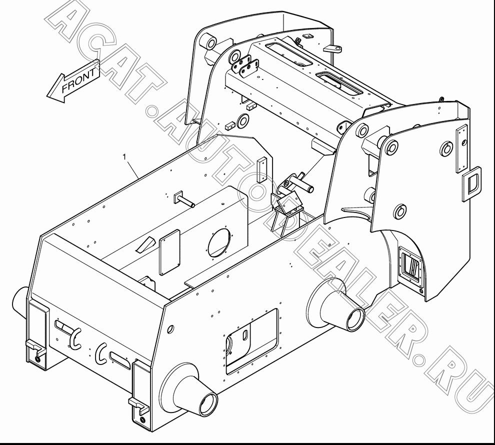 FRAME;MAIN K1021886 для Doosan 460 Plus