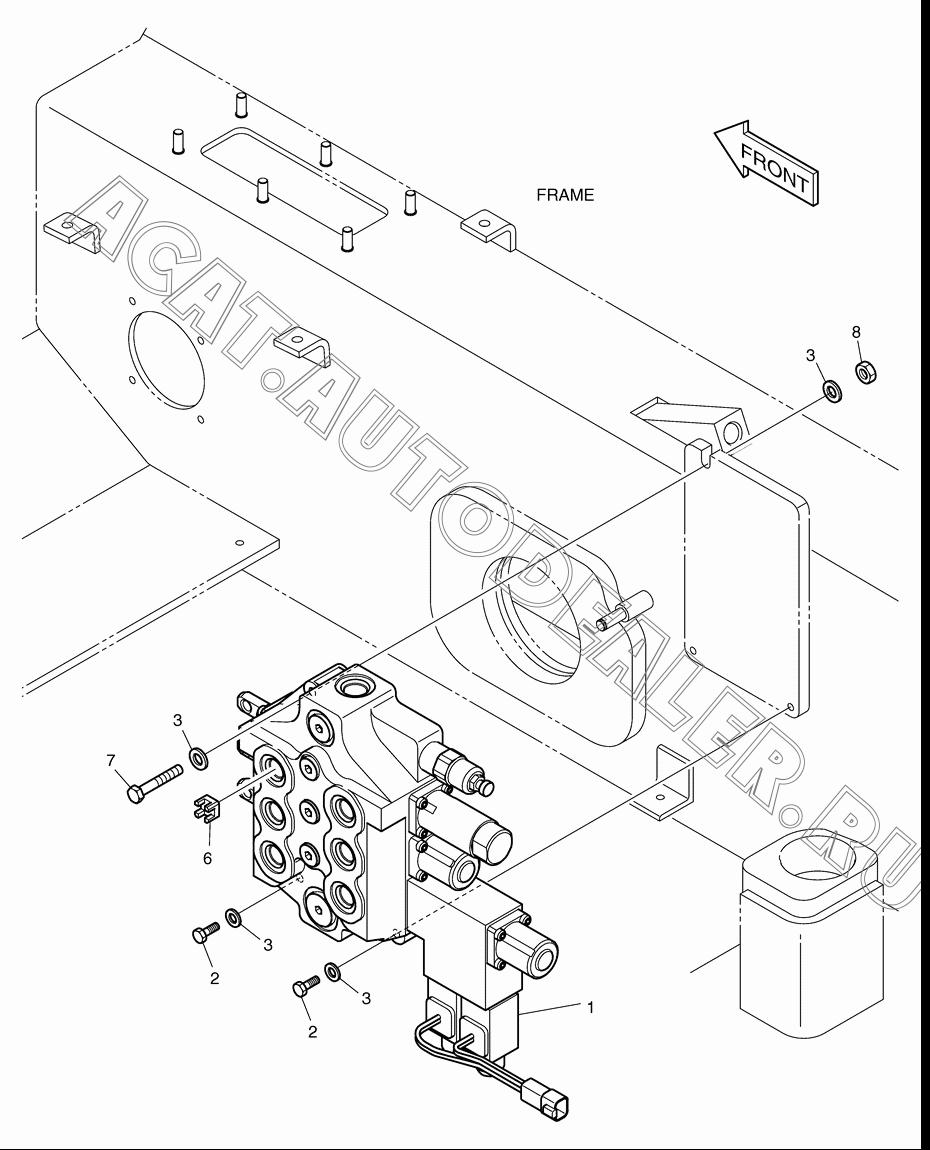 CONTROL VALVE MTG K1020683 для Doosan 460 Plus